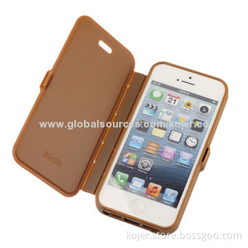TPU Flip Cases for iPhone 5S with Good Texture